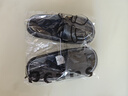 【王牌單品 情侶菱格紋拖鞋】厚底拖鞋女室內(nèi)家居款浴室涼拖鞋男 黑色 40-41 曬單實(shí)拍圖