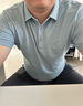 柒牌【7A抗菌2A防螨】短袖polo衫男夏季涼感抗皺翻領(lǐng)上衣 XL 曬單實(shí)拍圖