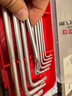 德力西電氣 DELIXI ELECTRIC內六角扳手套裝五金維修工具六角螺絲刀(CR-V球頭中長(cháng)9件套) 曬單實(shí)拍圖
