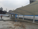 嵊蘭膜結(jié)構(gòu)停車棚小區(qū)電動車遮雨棚鋼結(jié)構(gòu)戶外張拉膜汽車自行車遮陽篷 停車棚定制 曬單實拍圖