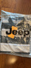 吉普（JEEP）短袖男士T恤夏季polo商務(wù)休閑衫潮牌條紋涼感衣服男裝 綠色 2XL  曬單實拍圖
