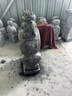 魔都石雕門(mén)墩抱鼓石一對家用酒店獅子頭麒麟招財仿古裝飾擺件門(mén)當石鼓 獅子款式60*30*18cm一對 曬單實(shí)拍圖