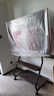 卡步特（CABTE）32-75英寸移動(dòng)電視支架藝術(shù)推車電視移動(dòng)電視柜柜類推車55/65/75電視 耀夜黑/洞洞板收納 加高款 曬單實(shí)拍圖