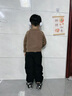 波司登（BOSIDENG）25年新款羽絨褲男女兒童束口寬松舒適運動保暖褲子T250130070DS 黑色8056 110 /53 約 100-110cm 18kg 曬單實拍圖