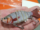 OEMG路亞假餌路亞多節魚(yú)遠投海釣餌淡水沉水翹嘴鱸魚(yú)黑魚(yú)假餌仿真擬餌 A色 10厘米-15.5克-三本鉤 曬單實(shí)拍圖