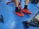 阿迪達斯 （adidas）男 籃球系列 DAME X 籃球鞋 JP6093 紅色  44  曬單實拍圖
