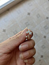 妙奕嘉銀色耳釘女2025新款輕奢高級小眾耳飾925銀針花朵耳環(huán)生日禮物女 繁花耳鉤-螺絲款 一對 曬單實拍圖