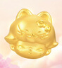 周生生七夕泡泡瑪特DIMOO串珠 潮玩黃金轉(zhuǎn)運珠 單顆定價 95412C元寶貓 曬單實拍圖