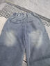 G.duck男女童牛仔褲春款兒童褲子2025新款洋氣燈籠褲寶寶春季休閑收腳褲 牛仔褲【彎刀款】 90 cm 建議身高80左右 曬單實(shí)拍圖