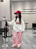 G.DUCKKIDS小黃鴨童裝女童秋裝套裝2025新款兒童衛(wèi)衣女孩休閑運(yùn)動(dòng)中大童衣服 白色套裝 120 建議110-120cm6-7歲 曬單實(shí)拍圖