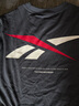 Reebok銳步官方24新品男女同款運動休閑寬松LOGO針織短袖T恤 24SRM425UGH1 黑色 M 曬單實拍圖