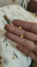 中國黃金（CHINA GOLD）黃金耳釘女足金四葉草耳釘純金耳飾首飾七夕情人節生日禮物送女友 足金耳釘【一對】約0.9g 曬單實(shí)拍圖