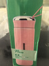 收米（ShouMi）水杯女高顏值玻璃杯夏季便宜專用簡約潮流清新網(wǎng)紅杯子圓形韓版 藍(lán)色奈斯杯 400ml 曬單實拍圖