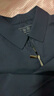 SHANSHAN男士短款輕薄羽絨服男秋冬商務(wù)休閑翻領(lǐng)鴨絨保暖行政夾克款 藏青色 2XL /185 曬單實(shí)拍圖