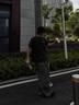 牧唯美式高街重磅短袖t恤男夏季boxy短款cleanfit情侶休閑百搭體恤衫 白色 XL [建議125-140斤] 曬單實(shí)拍圖
