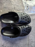 crocs卡駱馳貝雅洞洞鞋沙灘鞋|10126 黑色-001 40(250mm)  曬單實拍圖