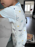 貝肽斯兒童睡衣夏季薄款純棉2025新款男女兒童家居服連體衣服套裝 曬單實(shí)拍圖