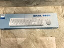 飛利浦（PHILIPS）MK210無(wú)線鍵鼠套裝 鍵盤(pán)鼠標(biāo)無(wú)線套裝2.4G低延遲 人體工學(xué)商務(wù)辦公蘋(píng)果mac臺(tái)式電腦USB筆記本 MK210白色【無(wú)線套裝】 曬單實(shí)拍圖