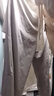 名創(chuàng)優(yōu)品（MINISO）褲子男款2025夏季新款耐磨彎刀褲咖啡色美式休閑復古百搭工裝褲男 巴黎灰 XL 180(不起球 不掉色) 曬單實拍圖