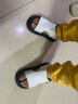 G.duck小黃鴨兒童涼鞋男夏季1-5歲軟底防滑2中小童運動(dòng)皮沙灘涼鞋寶寶 白色 28 碼 內長(cháng)17cm 曬單實(shí)拍圖