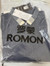 羅蒙（ROMON）短袖男士polo衫男夏季商務(wù)休閑t恤男翻領(lǐng)薄款上衣外套 深灰色 XL 曬單實拍圖