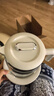 摩飛電器（Morphyrichards）電熱水壺全玻璃恒溫壺家用熱水壺燒水壺養(yǎng)生煮茶壺多段控溫電水壺極速風冷沖奶泡奶機MR5602 1.2L 椰奶白 曬單實拍圖