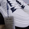 美國(guó)馬球協(xié)會(huì)（U.S.POLO ASSN.）休閑經(jīng)典板鞋男2025新款男鞋夏季透氣休閑鞋男百搭厚底小白鞋子男 白藍(lán)色 41 - 曬單實(shí)拍圖