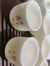 茶杯6個套裝羊脂玉六只裝品茗杯陶瓷家用功夫茶杯茶具套裝白瓷主 羊脂玉品茗杯-混裝 6只 6個裝 曬單實拍圖