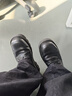 馬登工裝增高德比鞋男款厚底黑色大頭商務(wù)通勤cleanfit英倫風(fēng)休閑皮鞋 星耀黑【納帕皮版磨砂】 43 男碼 曬單實(shí)拍圖