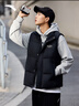 安踏（ANTA）戶外羽絨服馬甲男士2025冬季立領(lǐng)鴨絨保暖背心152448901 基礎(chǔ)黑-2 L (男175) 曬單實(shí)拍圖