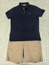 哈吉斯（HAZZYS）男裝 25夏季新款【張晚意明星同款】不“卷”領(lǐng)polo衫ASTZE0CBE10 藏青色NV L （175/96A 48） 曬單實(shí)拍圖