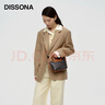 DISSONA迪桑娜折耳包女包幸運(yùn)錦囊老花單肩包手提包托特包 小號 棕色 曬單實(shí)拍圖