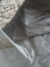 無印良品（MUJI）女式 漢麻水洗襯衫領(lǐng)長袖襯衫女士襯衣外套外衣 25年夏季女裝上衣 黑色 L （165/88A） 曬單實拍圖