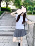 匆蒙半身裙夏季短裙2025年新款短裙百褶裙女JK時(shí)尚顯瘦高腰A字裙女 曬單實(shí)拍圖