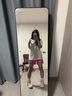 【新潮百搭】豹紋短褲夏季男士夏季短褲男士高端短褲七分褲夏季男 DK160-粉色【配內搭緊身褲】 XL 建議【115-125】斤 曬單實(shí)拍圖