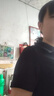 別語(yǔ)polo領(lǐng)短袖t恤女夏季新款設計感小眾別致翻領(lǐng)正肩上衣 黑色 2XL 曬單實(shí)拍圖