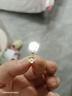 憶瑾S999純銀后掛花朵耳環(huán)輕奢小眾設計感2025新款銀耳飾女生日禮物 999足銀-后掛式花朵耳釘 曬單實拍圖