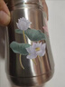 防水貼紙古風(fēng)荷花花朵水杯貼紙UV水晶標(biāo)透明貼紙保溫杯杯子貼紙 墨荷JHUV-11(2) 尺碼 曬單實(shí)拍圖