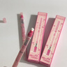 gracebabi霧感嘟嘟唇線筆勾勒暈染口紅持久打底01甜粉裸桃*1+02杏仁裸茶*1 曬單實拍圖