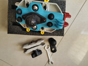 五匹osopro電動車手機(jī)導(dǎo)航支架摩托車手機(jī)支架彩殼版甲殼減震可選配無線充電 彩殼版減震直角甲殼支架 曬單實拍圖