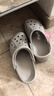 卡駱馳crocs七夕禮物洞洞鞋貝雅男鞋女鞋輕便耐磨一腳蹬拖鞋休閑鞋|10126 卵石色-2V3 39 (240mm) 曬單實(shí)拍圖