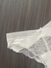 德國(guó)品質(zhì)法式純欲性感舒適蕾絲女士?jī)?nèi)褲低腰棉襠透氣輕薄三角褲 白色+白色 M (建議80-100斤) 曬單實(shí)拍圖