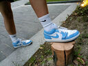 耐克NIKE男休閑鞋喬丹AJ1大學(xué)藍(lán) JORDAN1運(yùn)動(dòng)鞋 FZ2138-114白藍(lán)42 曬單實(shí)拍圖