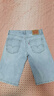 Levi's李維斯25年春夏新款男士簡(jiǎn)約休閑405經(jīng)典直筒復古牛仔短褲 淺藍色 30 (12) 曬單實(shí)拍圖