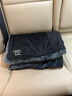 DBLBVAlcantara翻毛皮奧迪專(zhuān)用刺繡汽車(chē)抱枕被子兩用車(chē)載腰靠打開(kāi)毯子 奧迪黑色（打開(kāi)毯子） 黑色 1個(gè) 曬單實(shí)拍圖