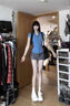 蝶嬌諾（DIEJIAONUO）連衣裙子女夏季2025新款女裝韓版學(xué)生學(xué)院風(fēng)純欲辣妹收腰御姐氣質(zhì) 襯衣+褲裙（有腰帶） S 曬單實(shí)拍圖