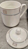 友來(lái)福茶杯 辦公杯陶瓷杯帶蓋6只裝會(huì)議杯商務(wù)公司開(kāi)會(huì)杯子水杯  曬單實(shí)拍圖