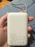 小米（MI）3C認證10000毫安充電寶22.5w自帶線(xiàn)雙向快充小巧移動(dòng)電源適用 米咖色小米充電寶1w毫安口袋版 曬單實(shí)拍圖