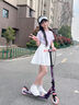 NICKYBABY女童運(yùn)動(dòng)褲裙夏季2025新款薄款兒童冰絲褲子五分大童短褲速干夏裝 18426紫色 130 cm 曬單實(shí)拍圖
