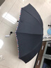 天堂 加大雨傘三折 晴雨兩用商務傘經(jīng)典格紋10骨大雨傘男女 藏青 曬單實拍圖
